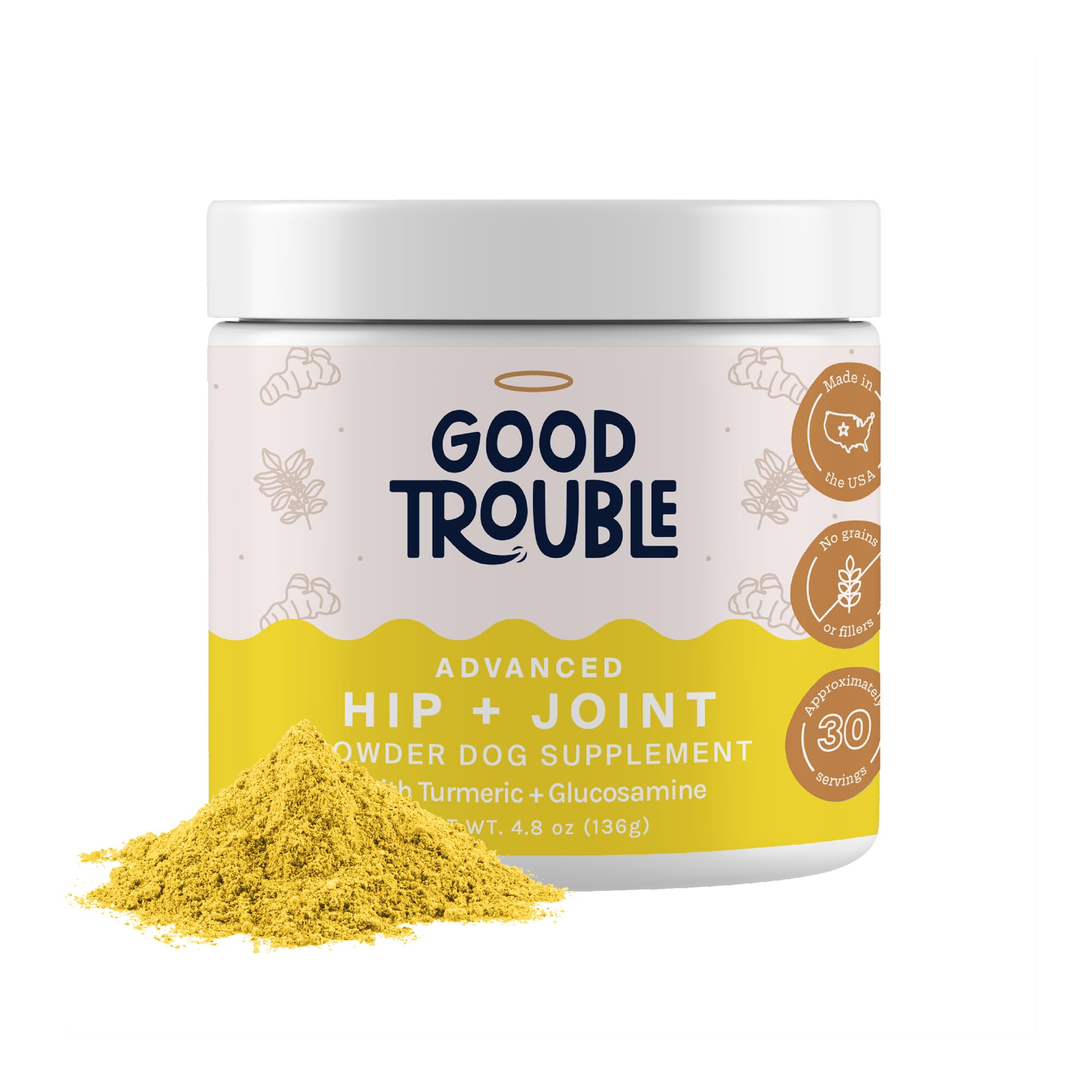 Advanced Hip & Joint Powder for Dogs, 4.8 oz Beef