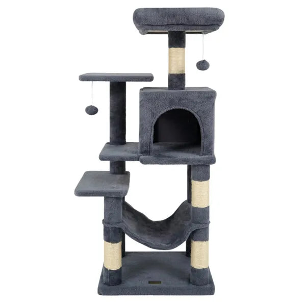 44" Multi-Level Cat Tree with Spacious Top Perch