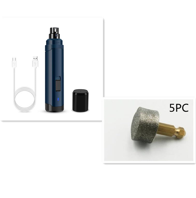 USB-Charged Pet Nail Grinder for Refined Grooming
