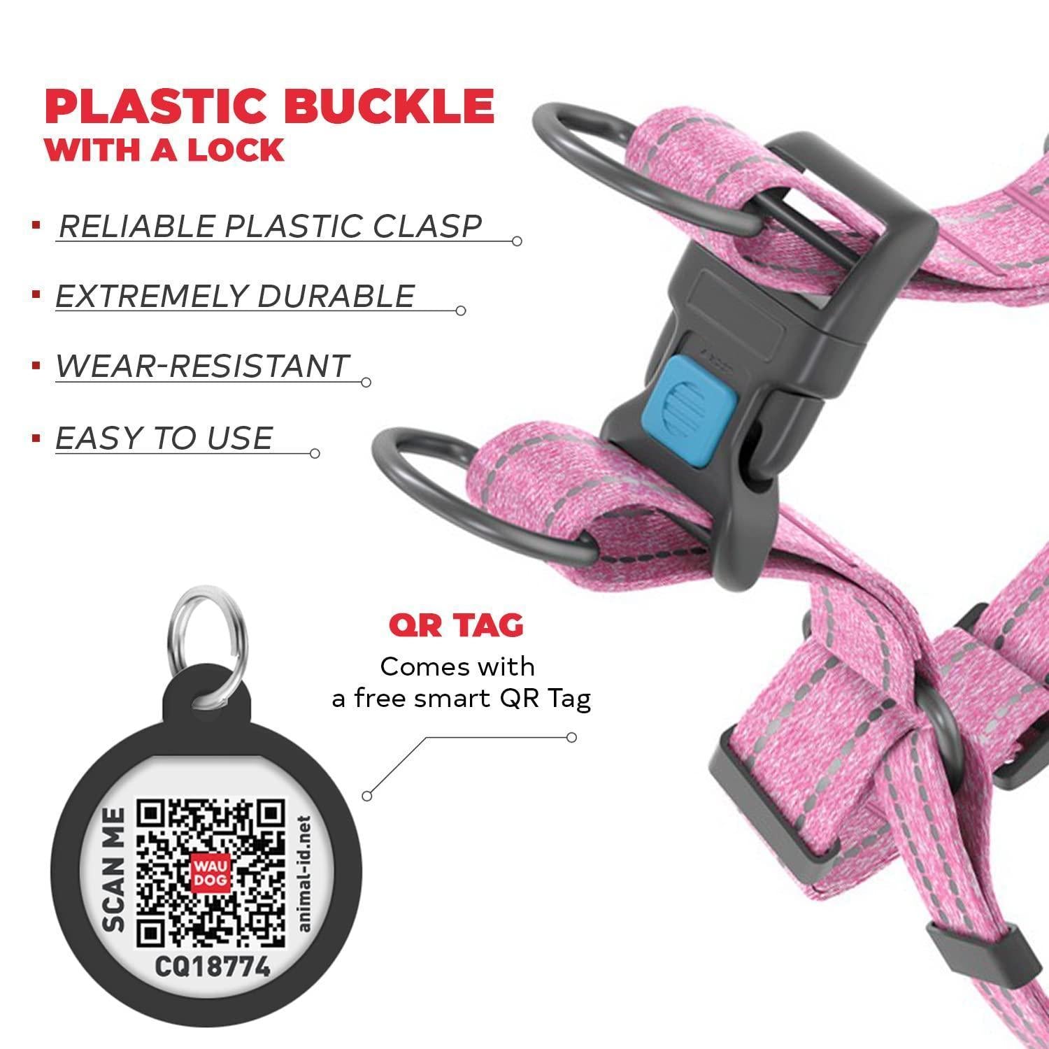 Pink Cotton Harness, Large