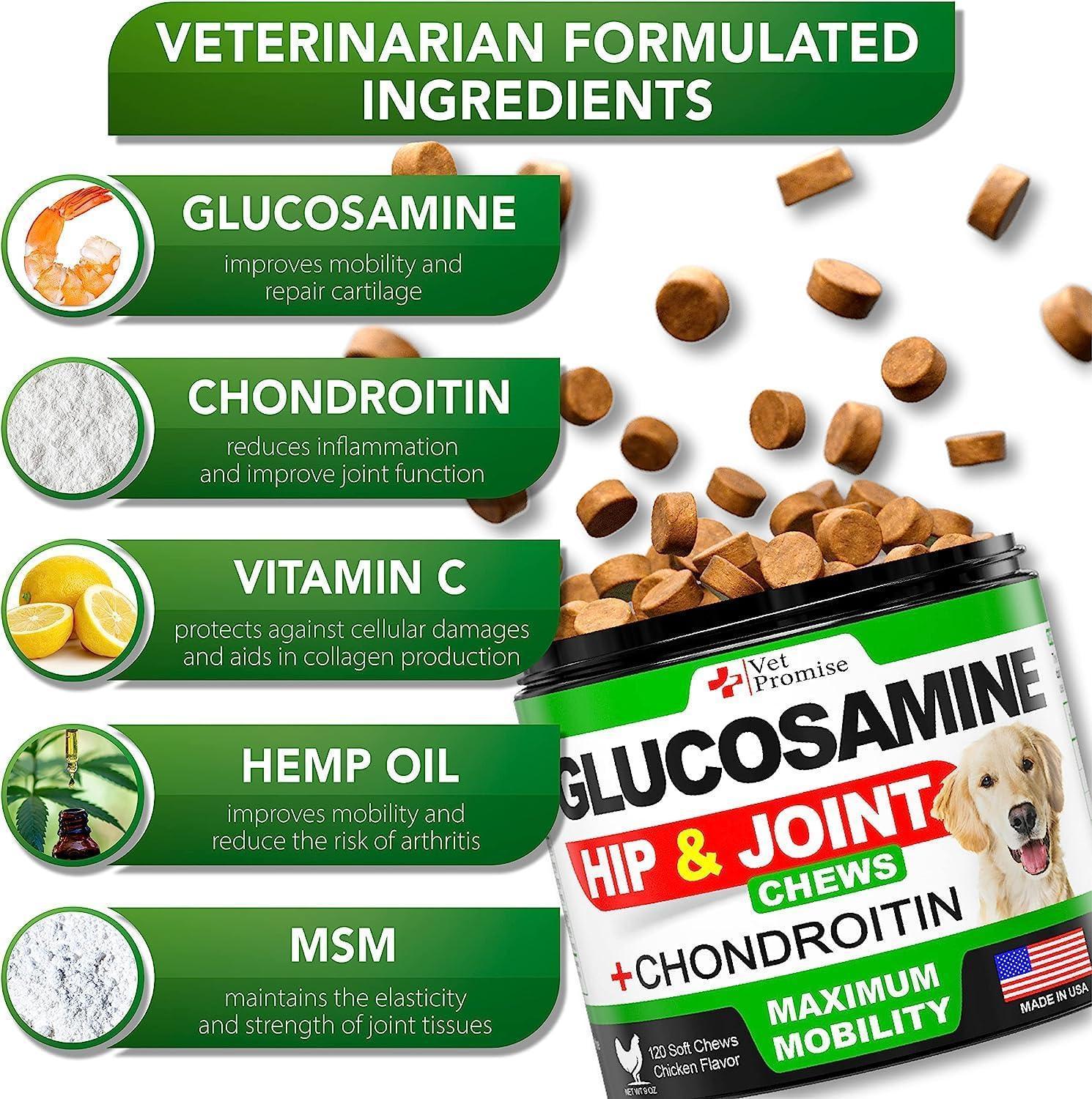 Glucosamine & Chondroitin Hip & Joint Support, 240 Chews
