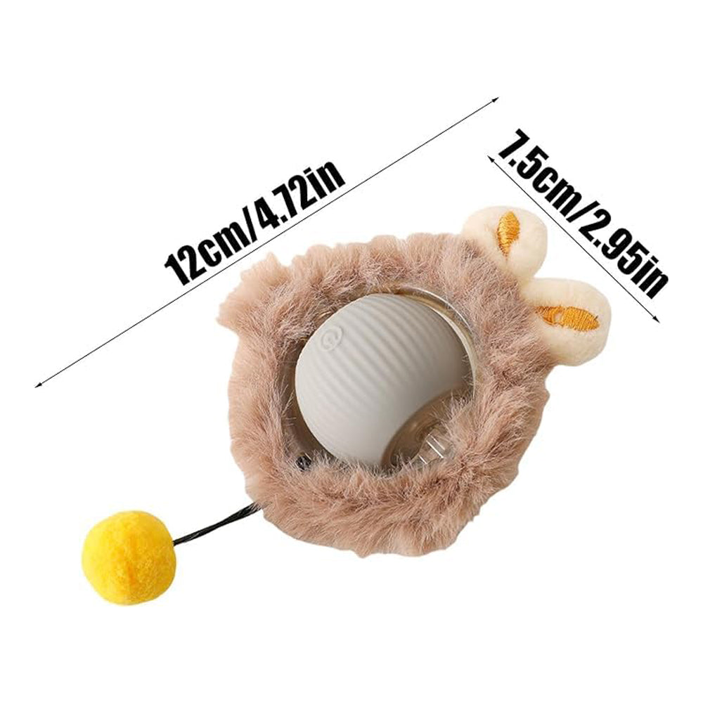 Self-Rotating Cat Enrichment Ball