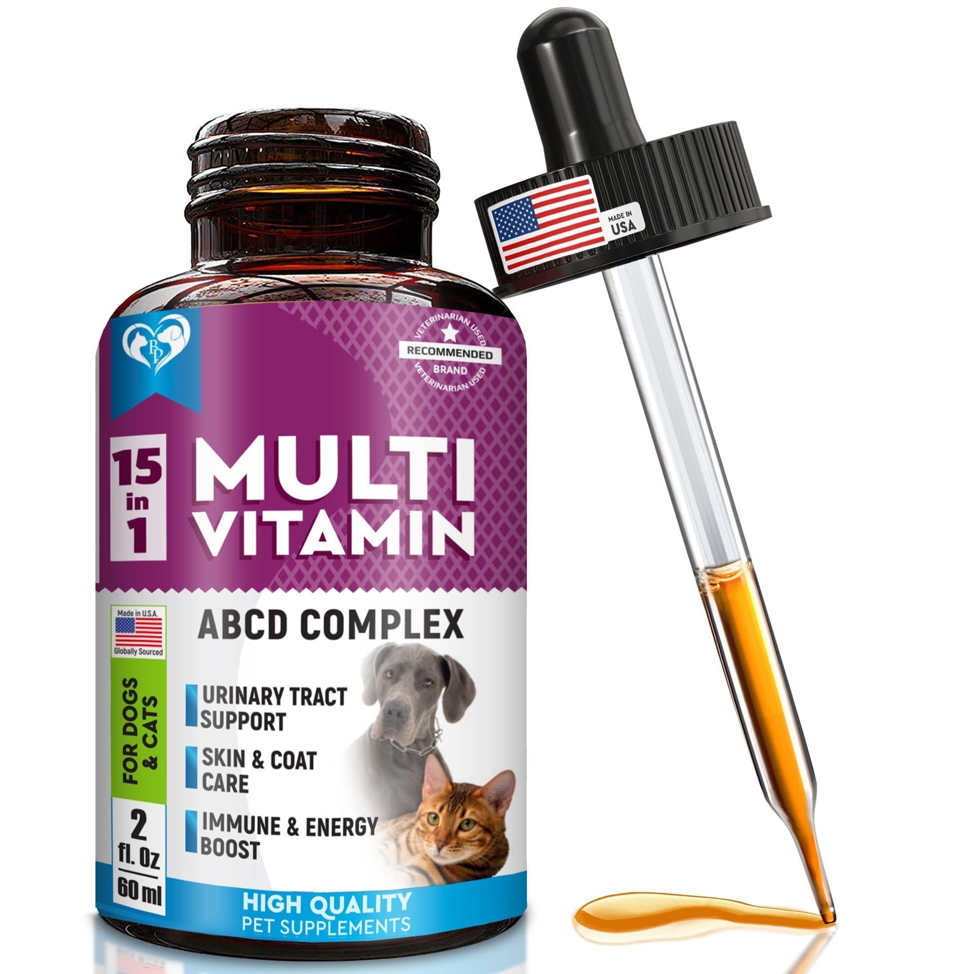 Liquid Multivitamin for Cats and Dogs