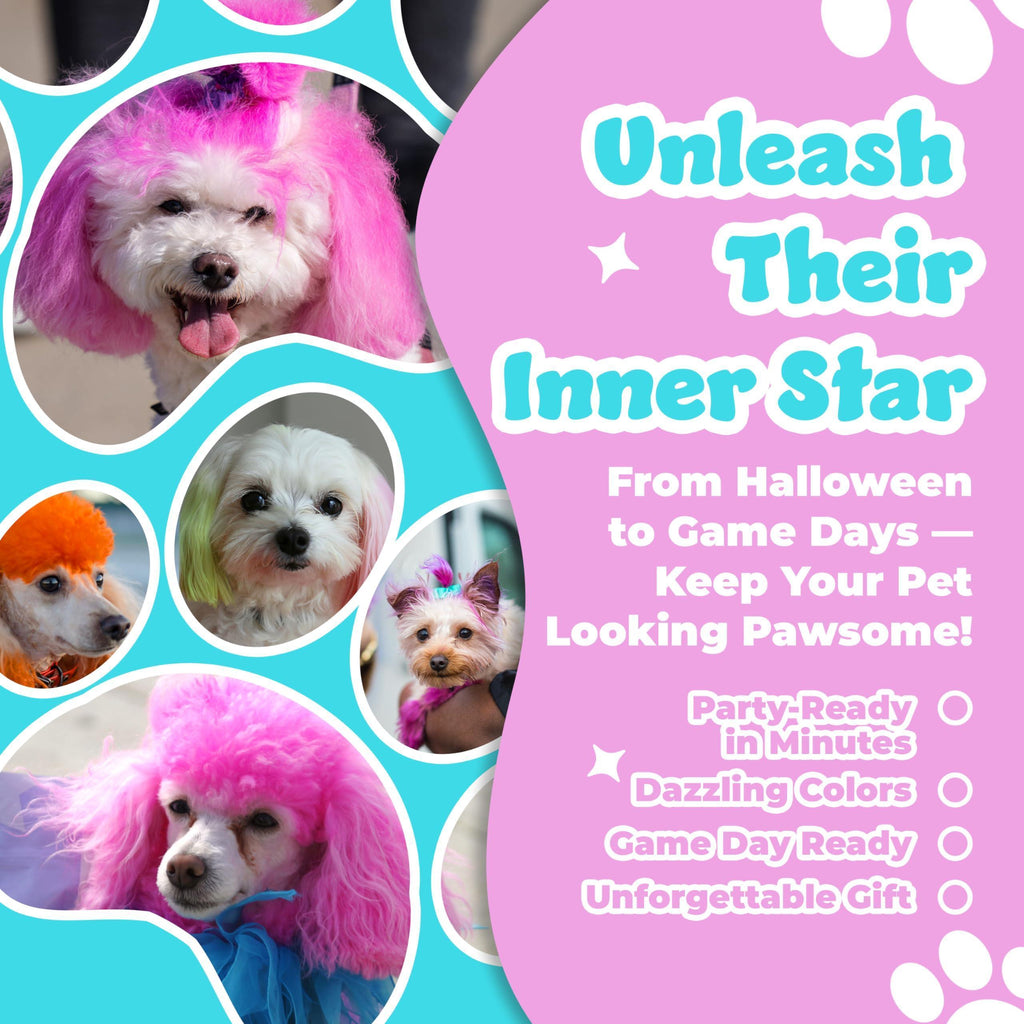 8-Color Pet Safe Temporary Hair Dye Pens