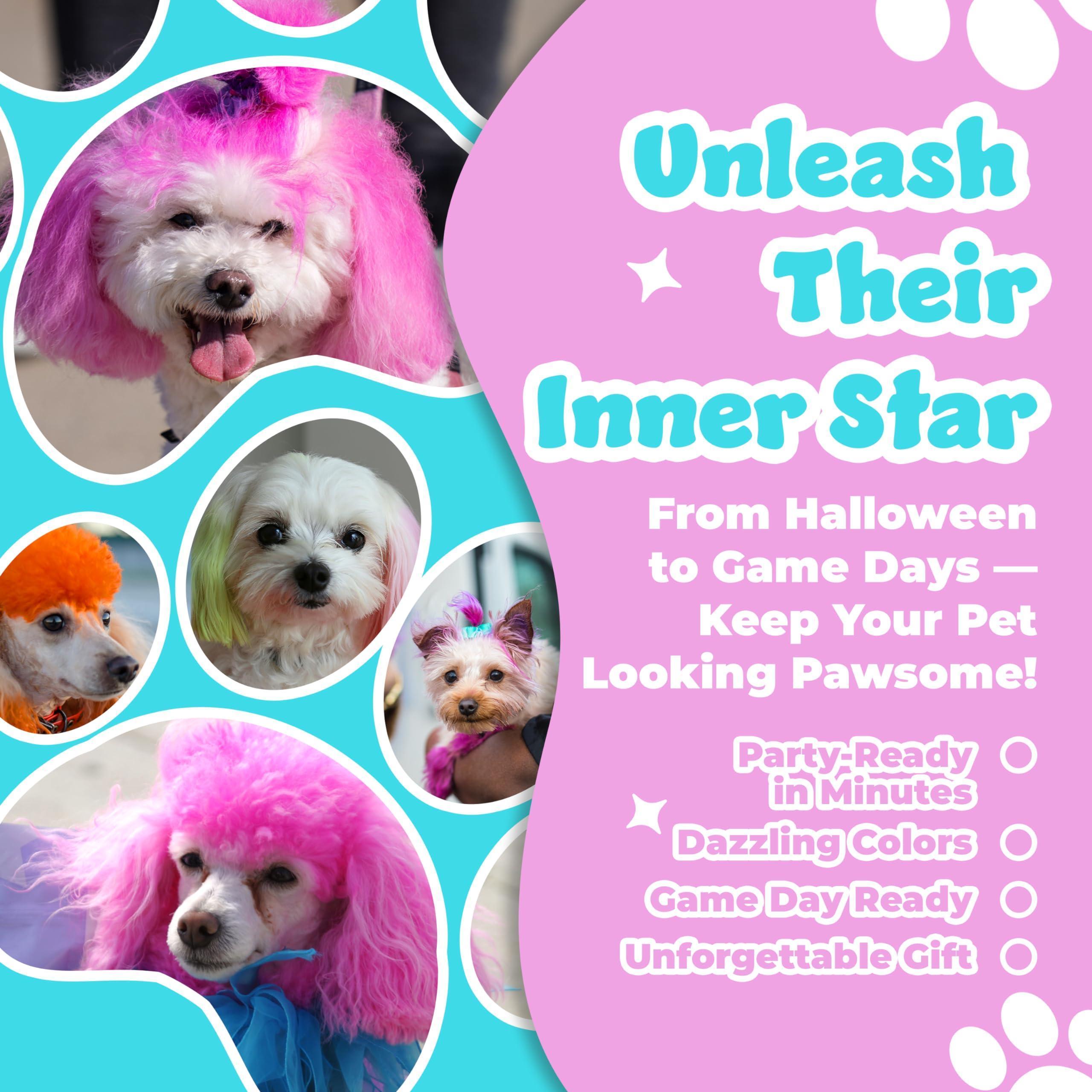 8-Color Pet Safe Temporary Hair Dye Pens