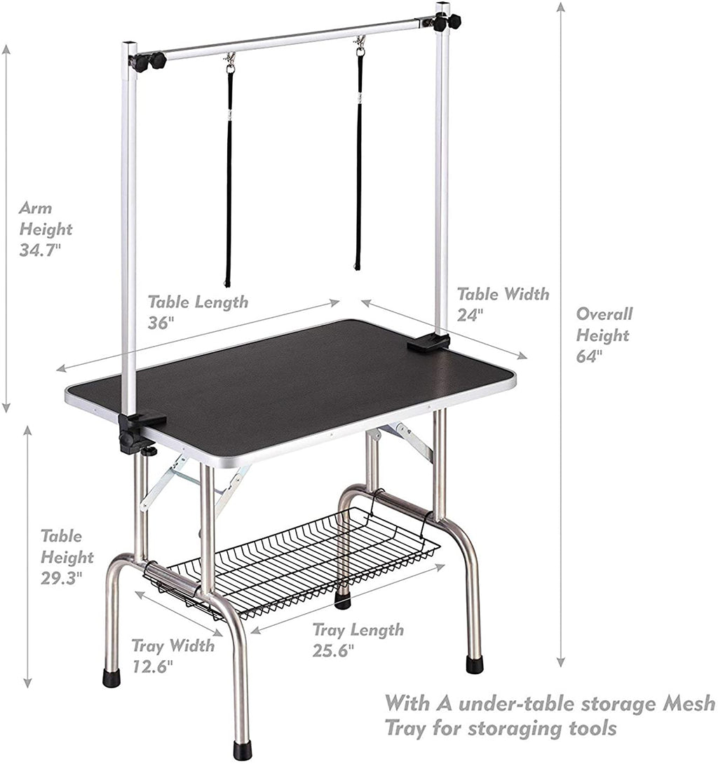 Professional Grooming Table, Adjustable, Heavy Duty