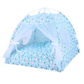 Luxury Pet Tent Bed - Size Large (Blue)