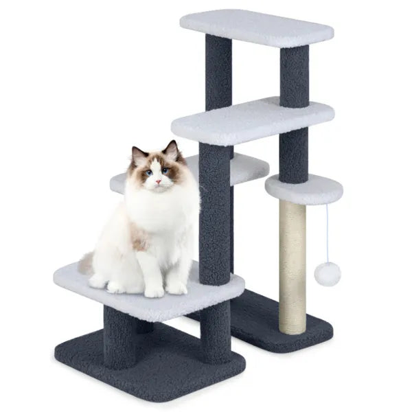 4-Level Cat Tree & Staircase with Sisal Post