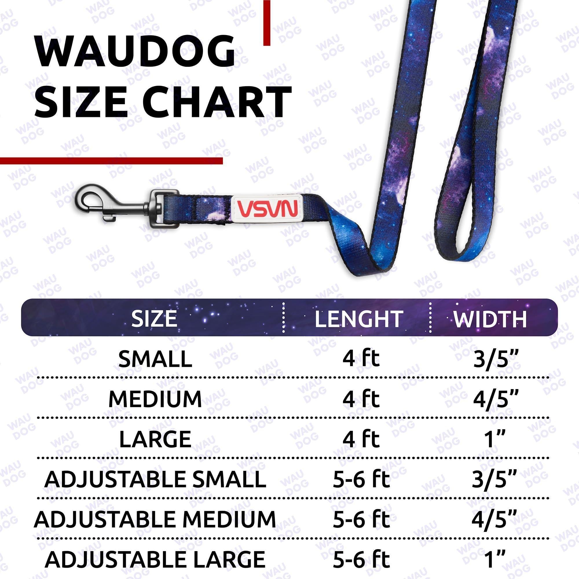 Heavy-Duty Nylon Leash, 4 Ft x 1 In, NASA Design