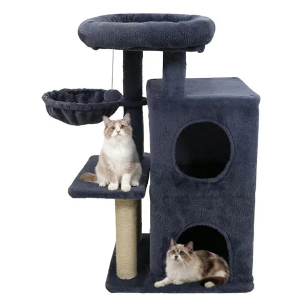 Dark Gray 33.5" Multi-Level Cat Tree