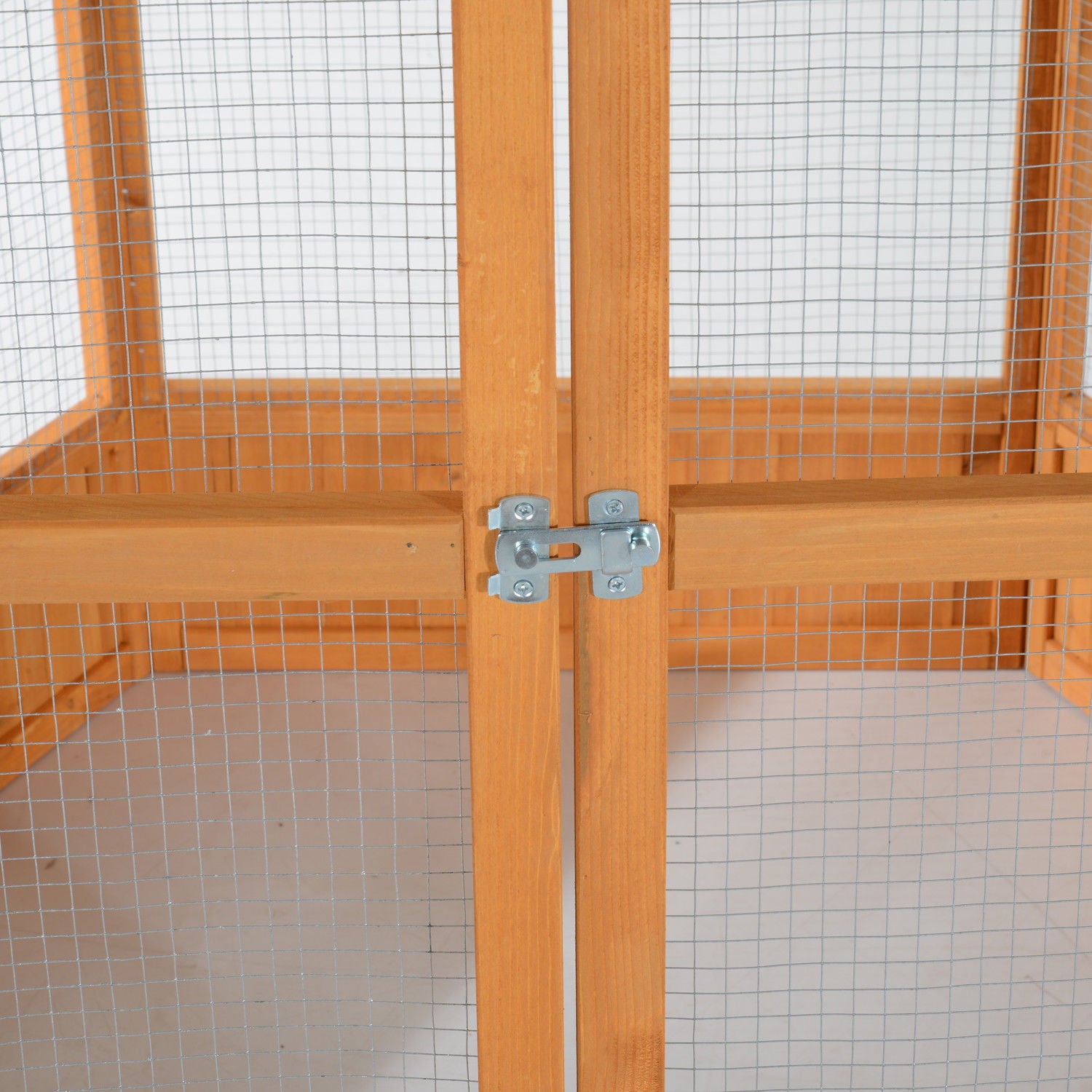 69" Hexagonal Outdoor Aviary Flight Bird Cage with Roof