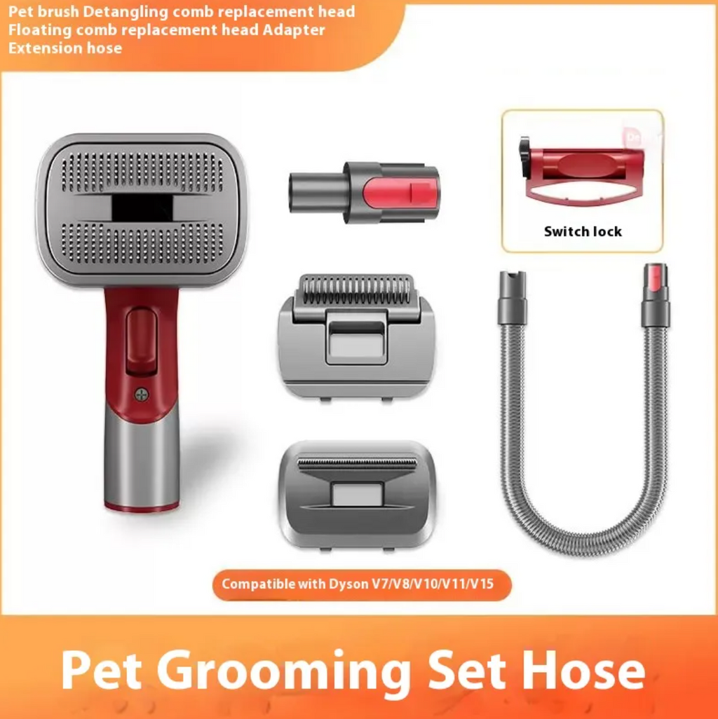 Pet Grooming Comb and Suction Head Set