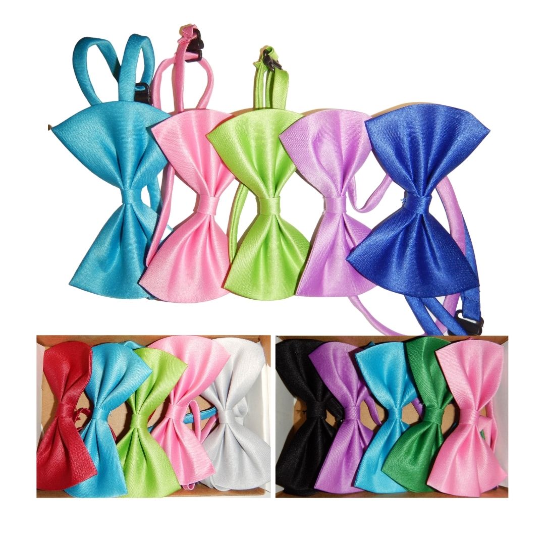 5-Piece Adjustable Dog Bow Ties Set