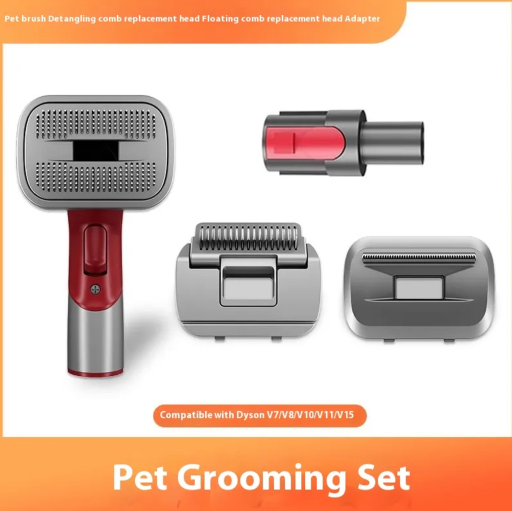 Pet Grooming Comb and Suction Head Set