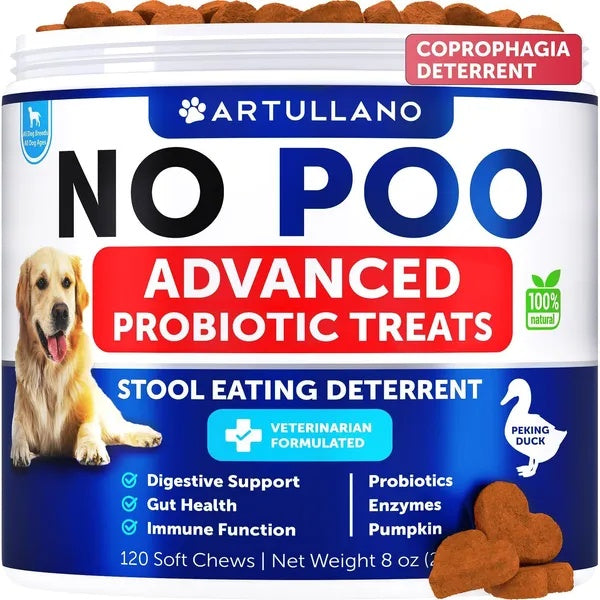 Stool Eating Deterrent Chews for Dogs