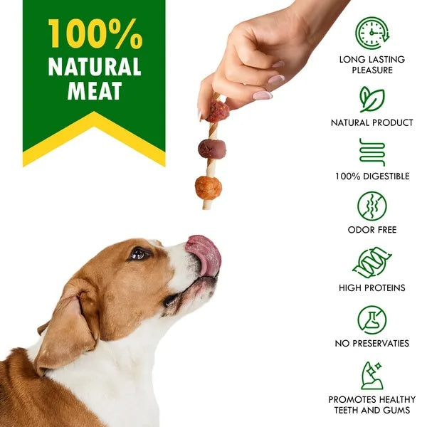 Rawhide Treats with Duck and Chicken, Grain-Free