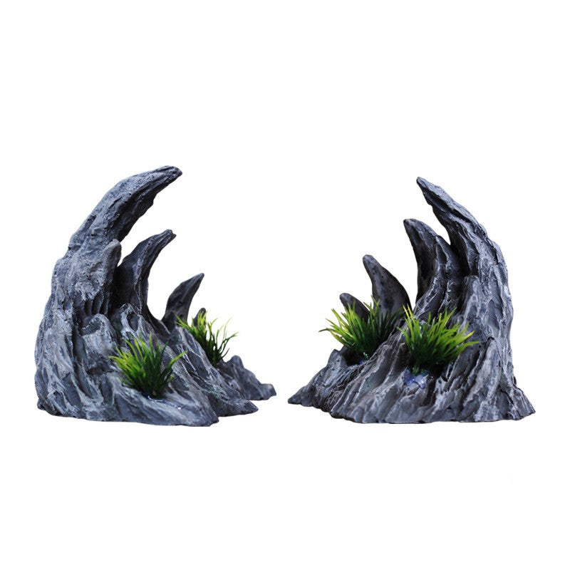 Canyon Landscape Aquatic Decor Set
