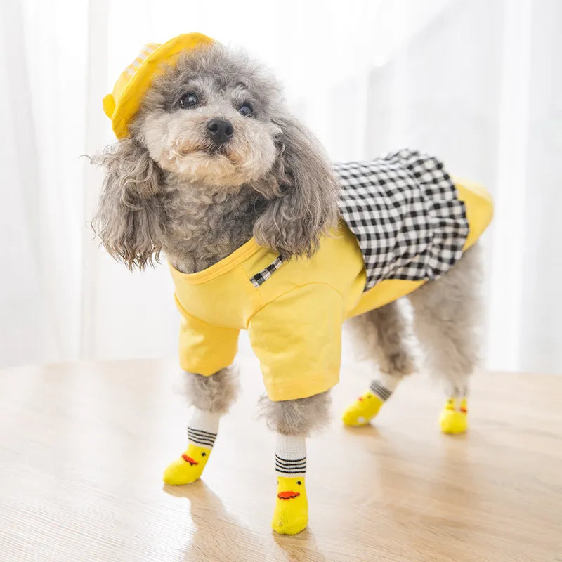 Non-Slip Wool Pet Socks
