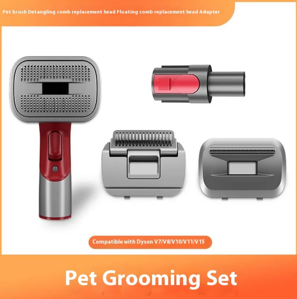 Pet Grooming Comb and Suction Head Set