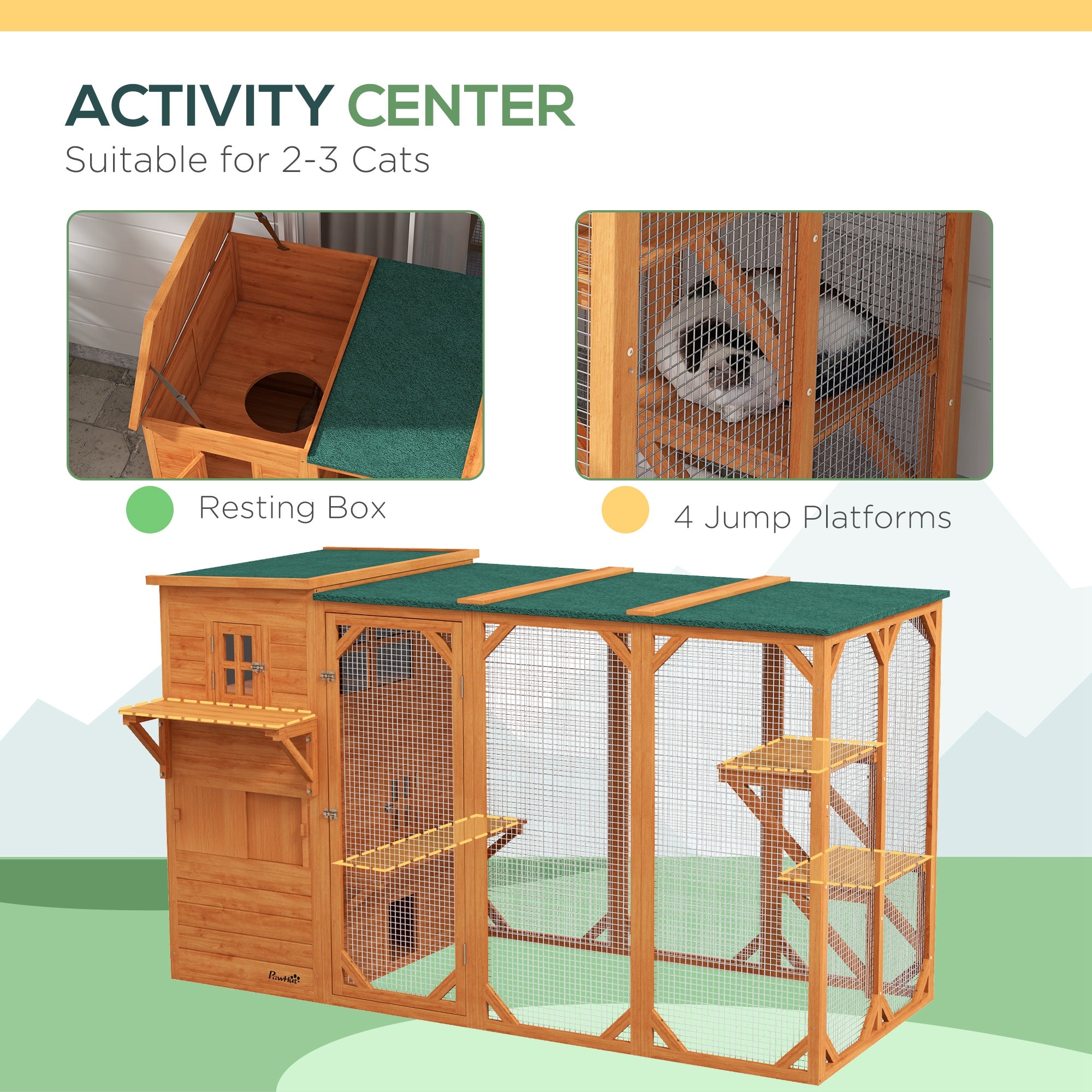 Large Outdoor Retreat for 3 Cats