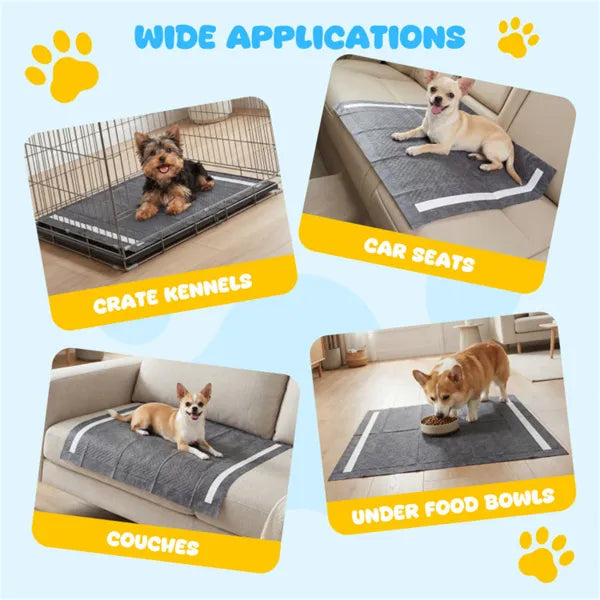 150-Pack Charcoal Pet Training Pads, 24"x24"