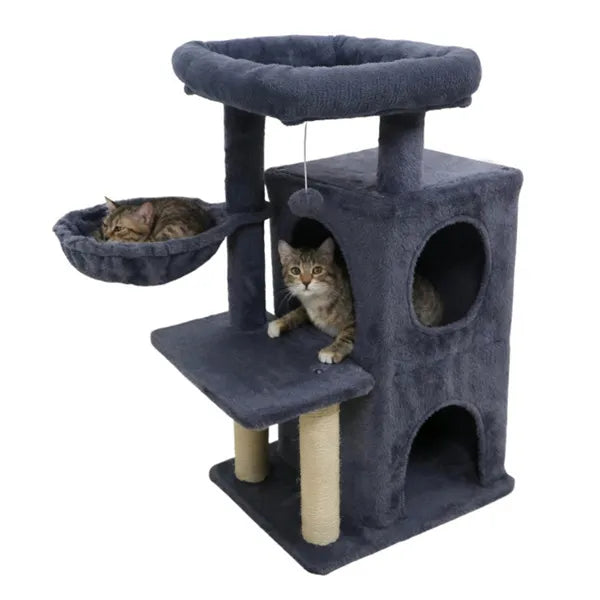 Dark Gray 33.5" Multi-Level Cat Tree
