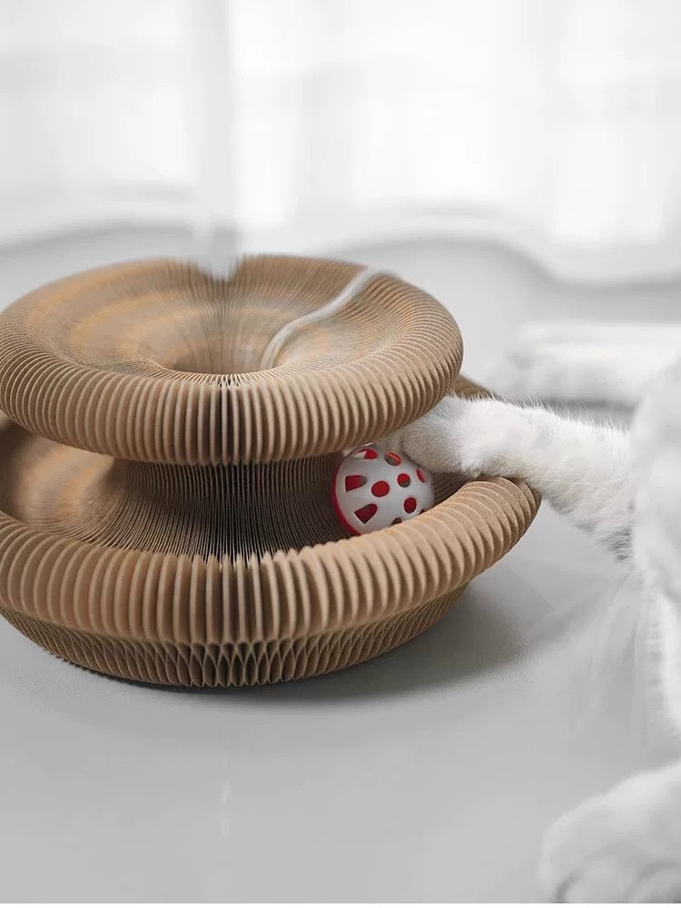 Elegant Folding Cat Scratcher