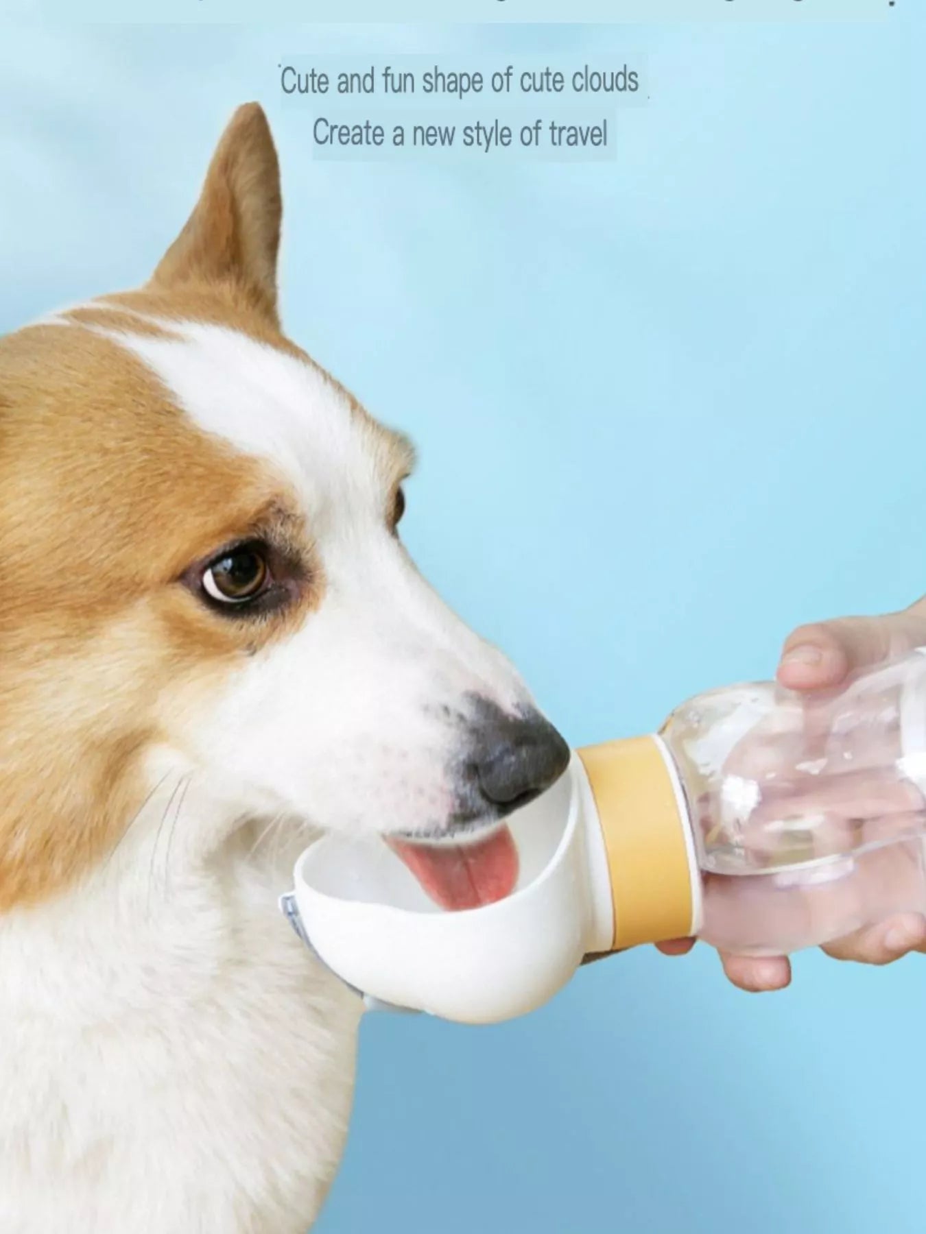 Portable 2-in-1 Pet Food and Water Vessel