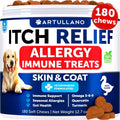 Dog Allergy & Skin Relief Chews - 180 Duck Flavored Treats