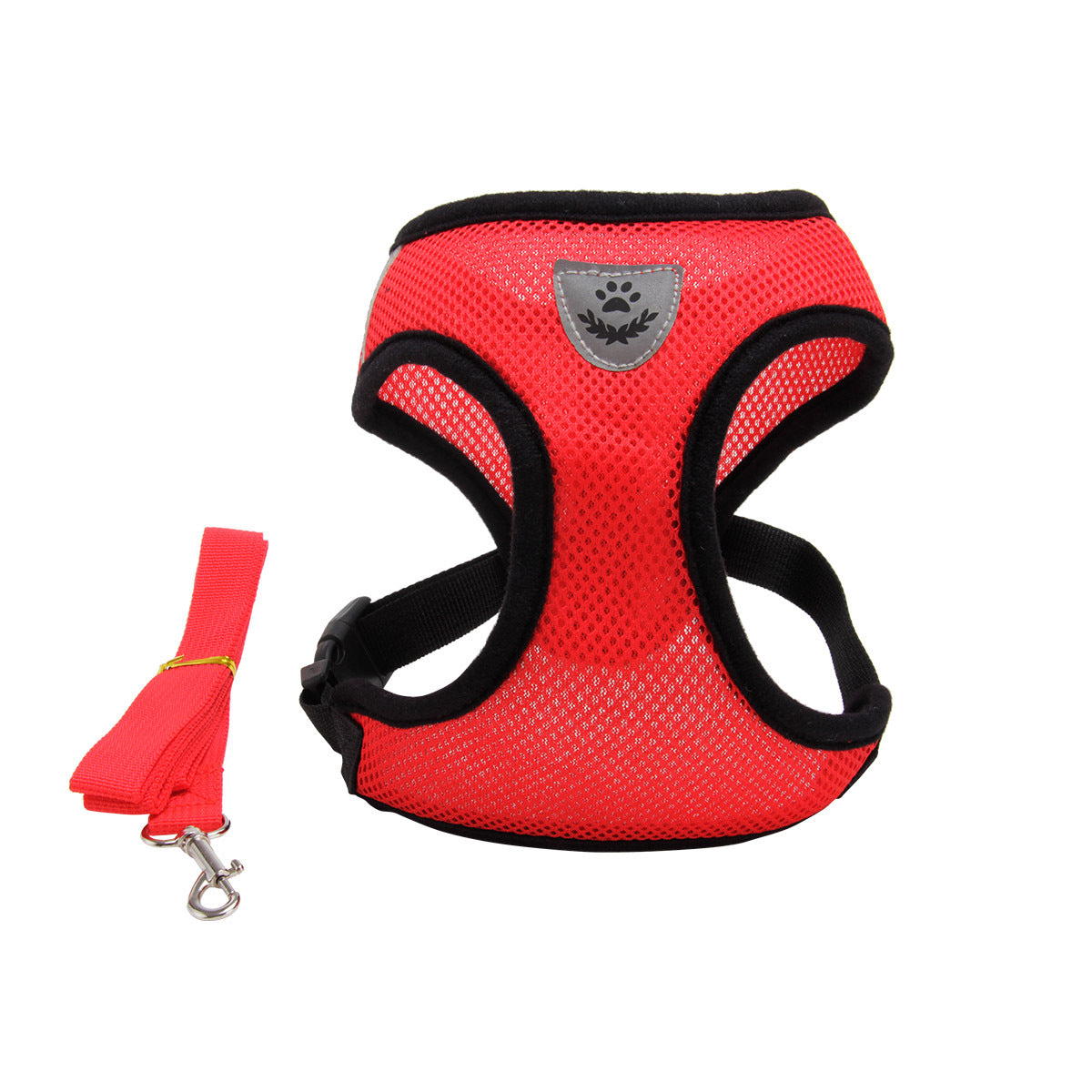 Elegant Mesh Pet Harness with Leash - 5 Colors