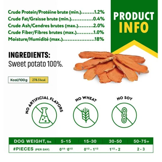 Sweet Potato Canine Treats, 10.6 Oz (300 G)