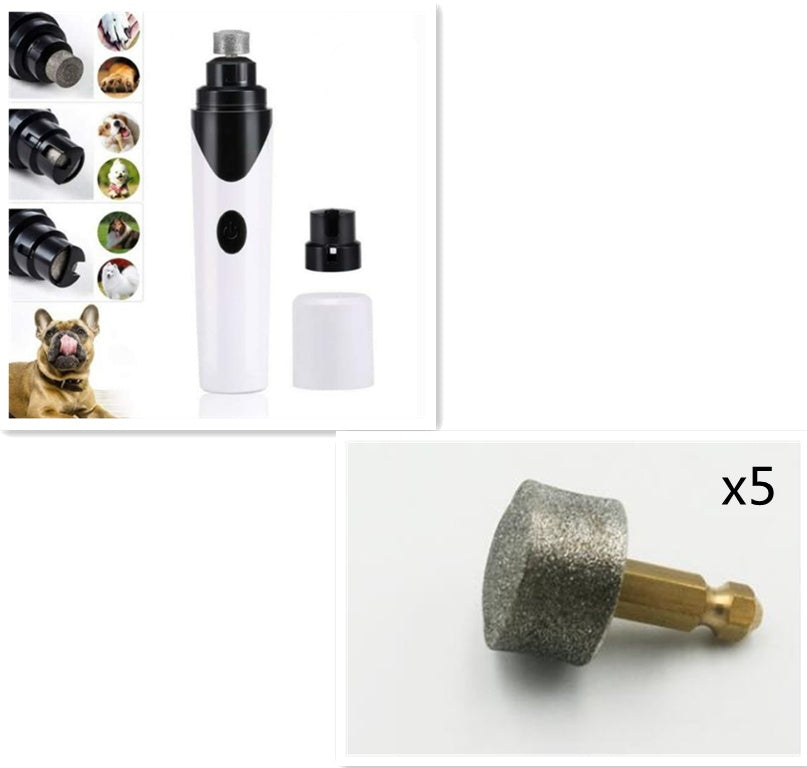 USB-Charged Pet Nail Grinder for Refined Grooming