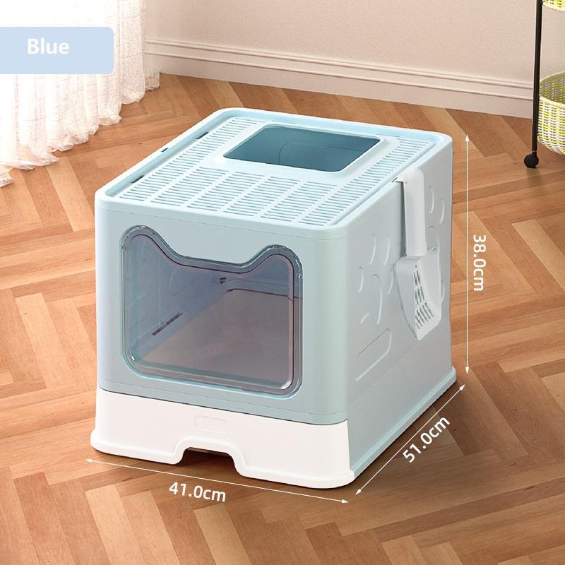 Front-Entry Enclosed Litter Box with Scoop