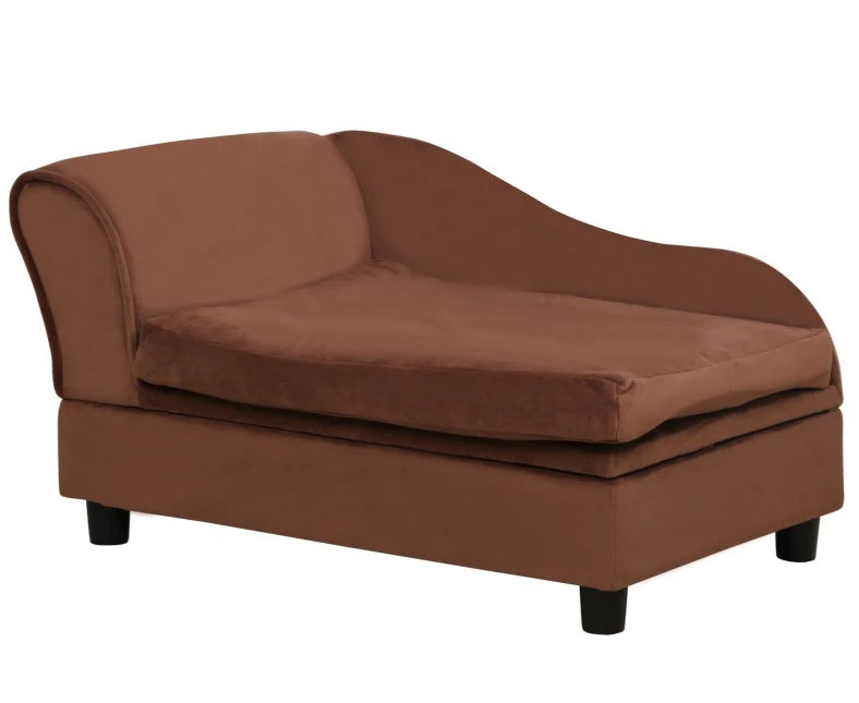 Luxury Pet Sofa with Storage, Brown