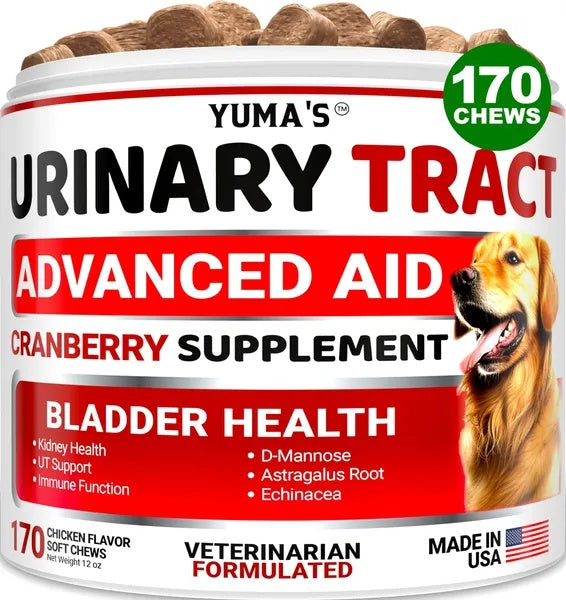 Dog Cranberry Bladder Support Chews, 170 Count