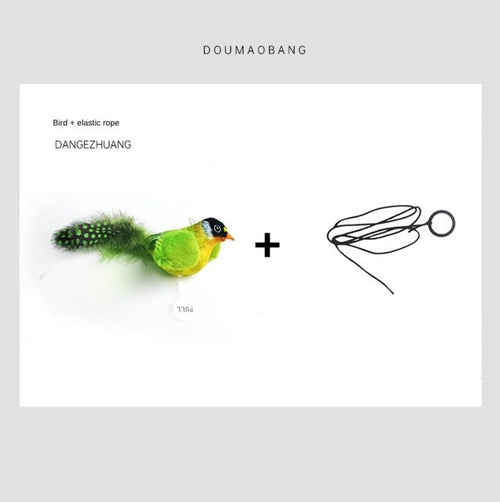 Simulation Parrot Cat Teaser Toy