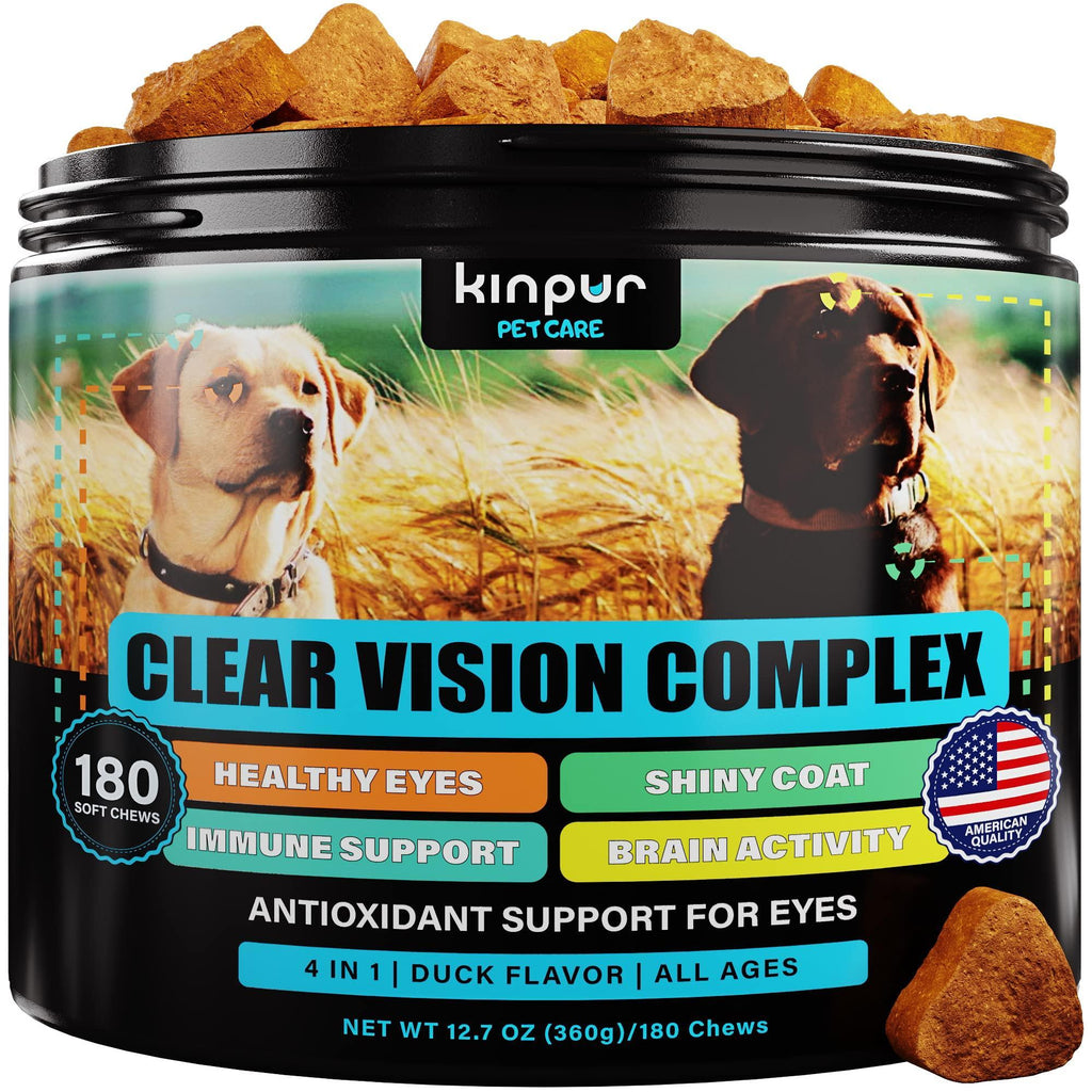 Vision & Tear Stain Supplement for Dogs, Duck