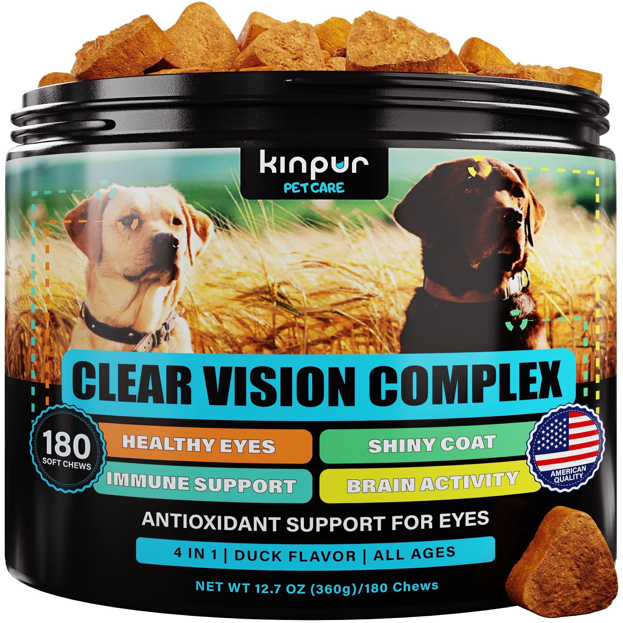Vision & Tear Stain Supplement for Dogs, Duck