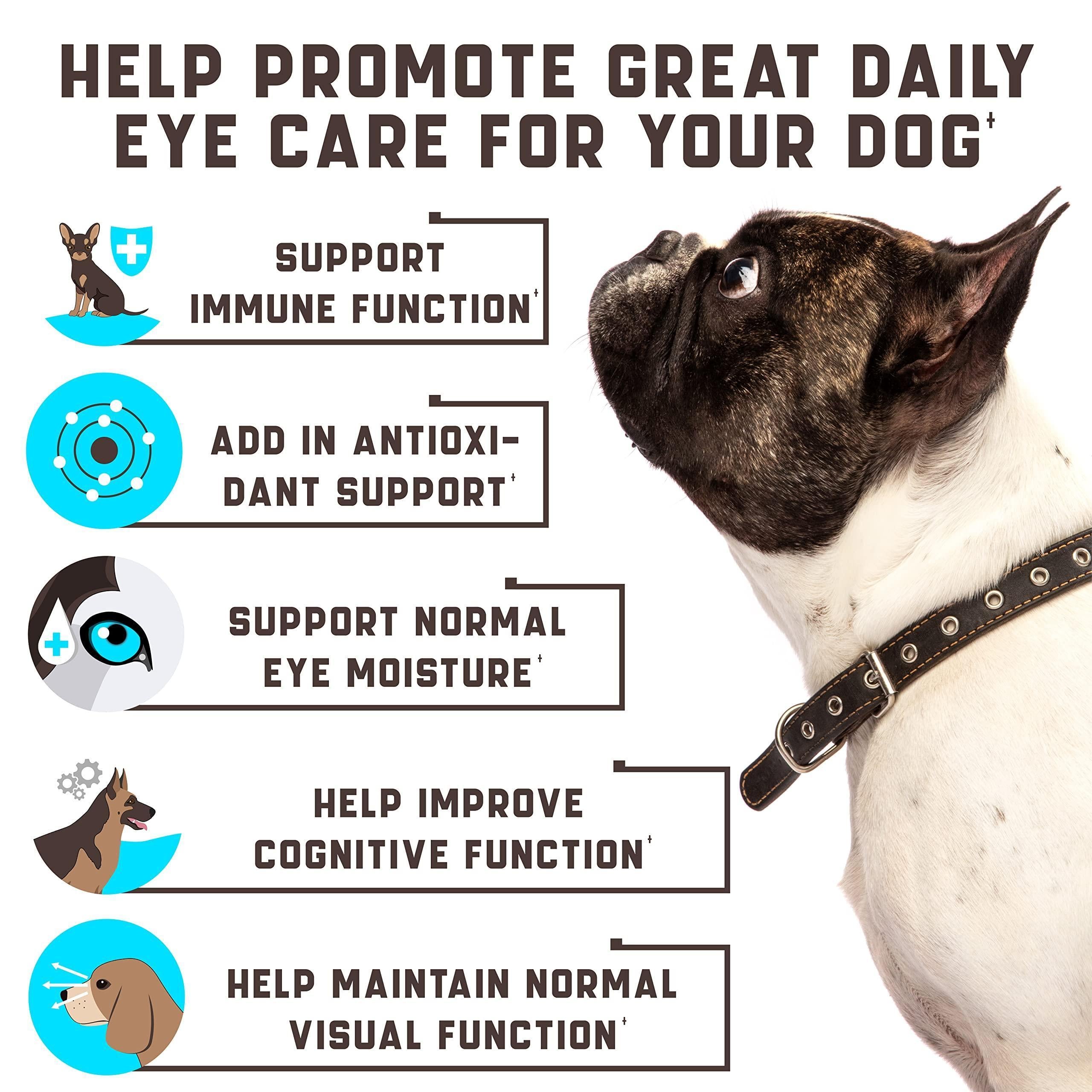 Vision & Tear Stain Supplement for Dogs, Duck