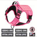 Tactical Service Canine Harness with Reflective Details