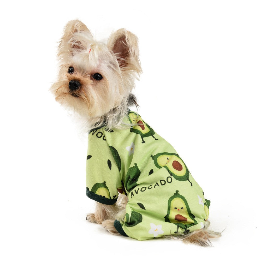 Four-Legged Pet Jumpsuit in Grass Green