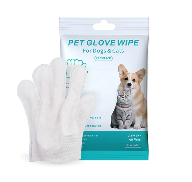 Pet Hygiene Gloves & Wipes Collection