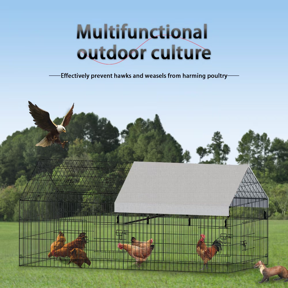 Elegant Pointed Wire Poultry Enclosure