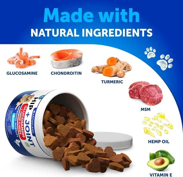 Hemp Hip and Joint Dog Supplement