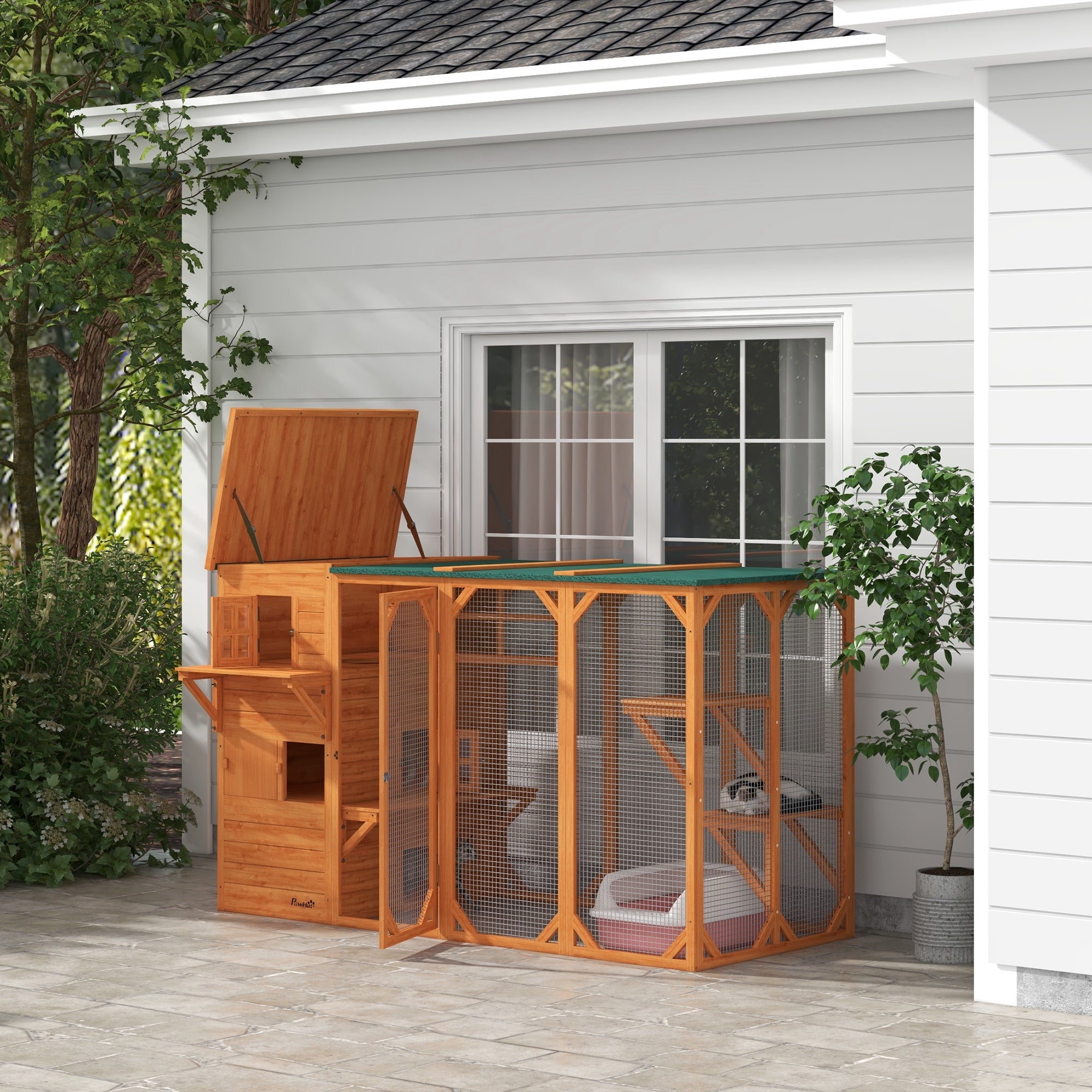 Large Outdoor Retreat for 3 Cats