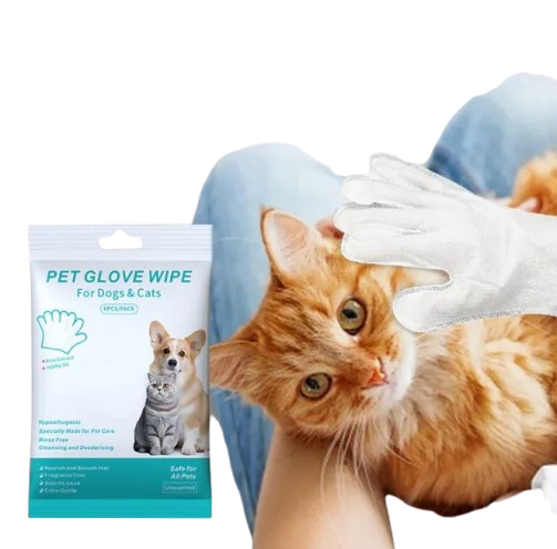 Pet Hygiene Gloves & Wipes Collection