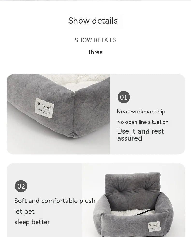 Universal Four Seasons Pet Car Bed