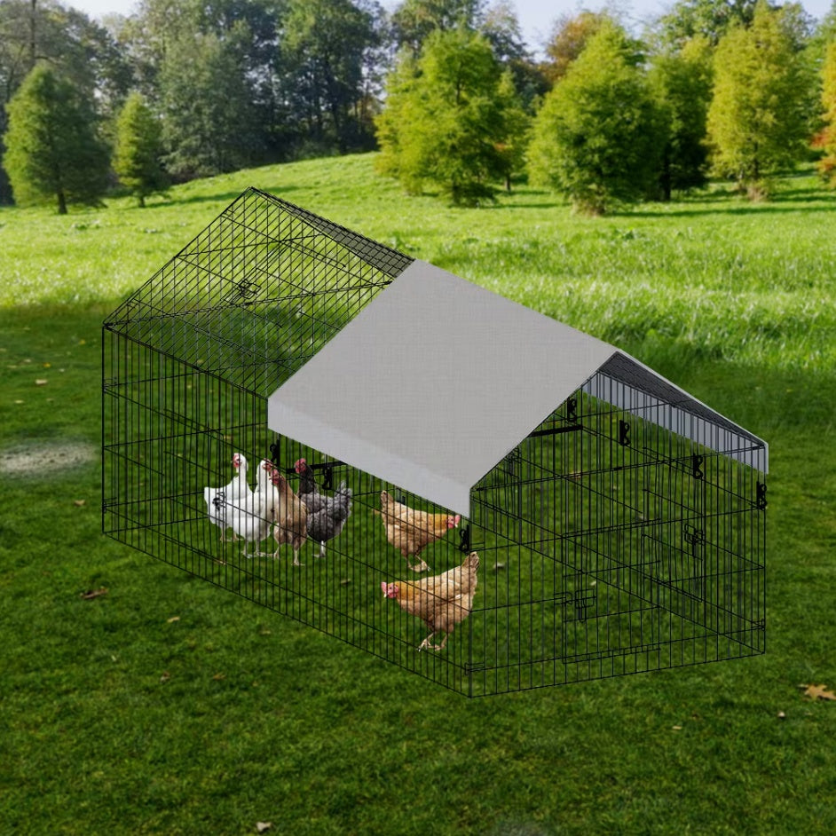 Elegant Pointed Wire Poultry Enclosure