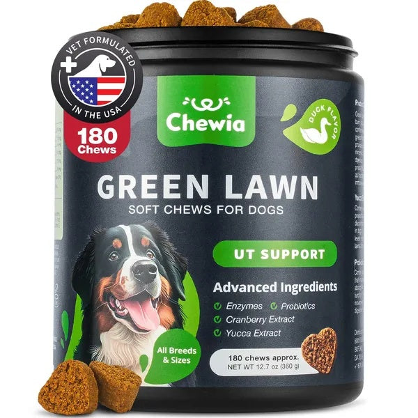 Duck Flavored Grass Burn Spot Dog Chews