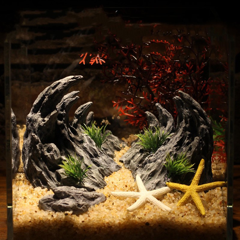 Canyon Landscape Aquatic Decor Set